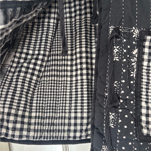 THE GREAT. Black and White Patterned Jacket - Picture 5 of 6